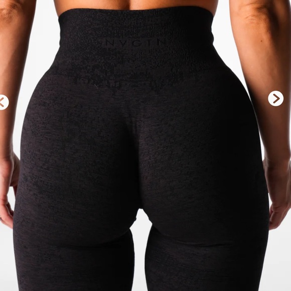 NVGTN - Black Digital Seamless Leggings - Picture 3 of 4